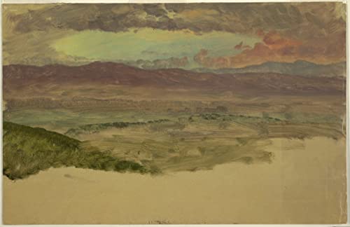 Pintura al óleo clásica del valle de Hudson, impresión en lienzo de alta calidad