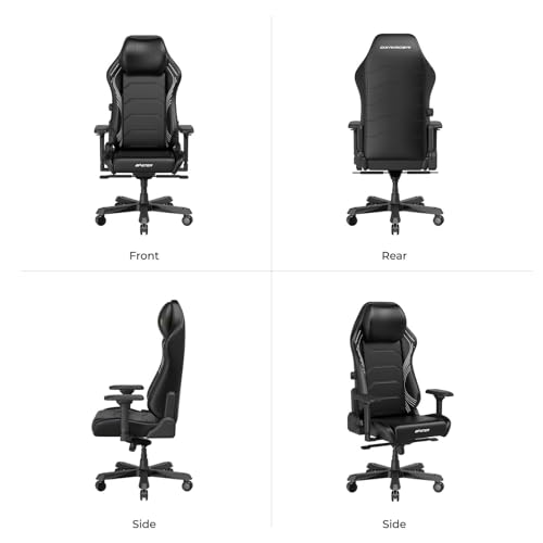 DXRacer Master XL Video Gaming Chairs for Adults, Ergonomic Reclining Computer Gaming Chair, Racing Style Height Adjustable (EPU Leatherette, Black Line) - Image 6
