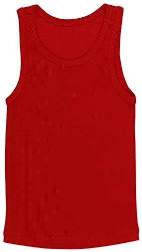 Image of ToBeInStyle Kids Boys Girls Soft Lightweight Jersey Scoop Neck Tank Top