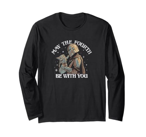 Haut Star Wars May The Fourth Be With You manches longues cadeau idéal fan
