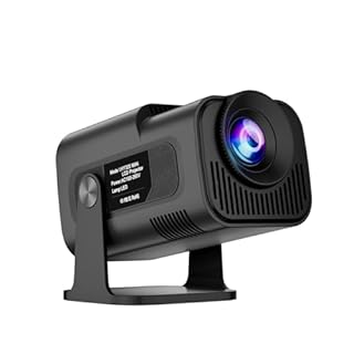 Smart 4K Projector WiFi Bluetooth - Salange Mini Projecteur, Short Throw, 1080P HD, Auto Keystone Correction, Android 11.0, Outdoor Movie projectors Portable [2025 HY320]