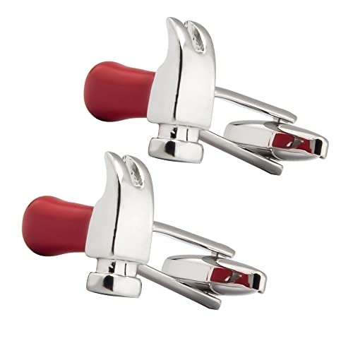 Gemelos de martillo rojo evitan el aburrimiento en trajes de hombre 2