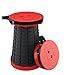 Silla Plegable para Exteriores, Taburete Portátil Pony Zha, Taburete De Pesca Telescópico, Taburete De Tren Sin Asiento, Taburete Telescópico Rojo Jardín Cámping Pesca