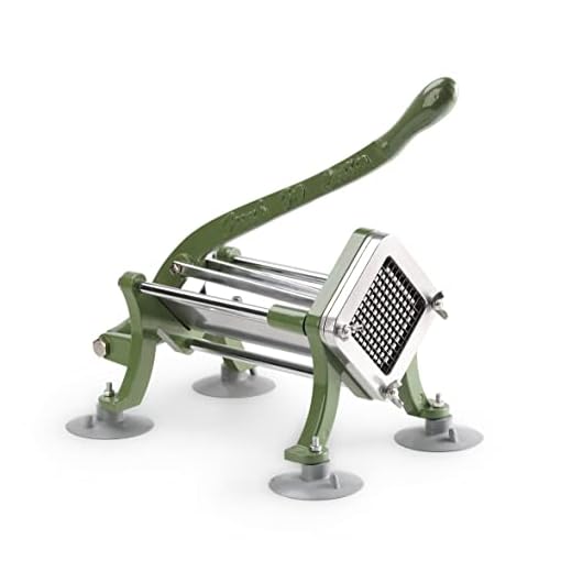 New Star Foodservice 37340 Commercial Restaurant French Fry Cutter with Suction Feet, 1/4-Inch