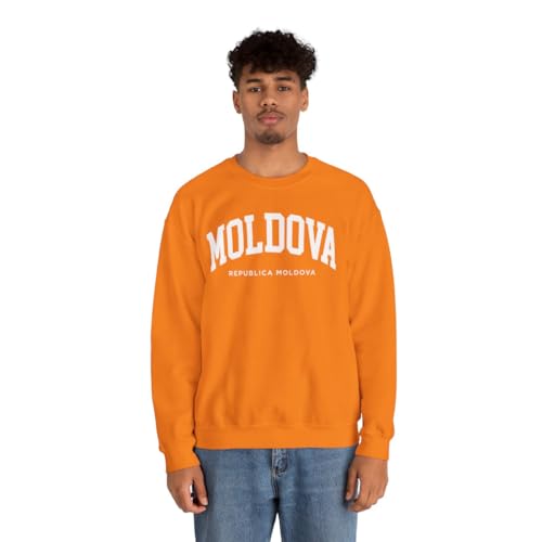 Moldova Adult Unisex Crewneck Sweatshirt3
