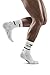 Produktbild CEP - THE RUN COMPRESSION SOCKS MID CUT für Herren | Mittellange Laufsocken in weiß mit Kompression | Regenerierende Kompressionsstrümpfe für Männer | Gr. IV | L