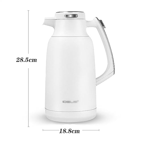 Tetera eléctrica de acero inoxidable 2L blanca miniatura 2