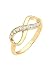 Produktbild Elli Ring Damen Infinity Symbol Unendlichkeit Trend mit Zirkonia Kristalle aus 925 Sterling Silber