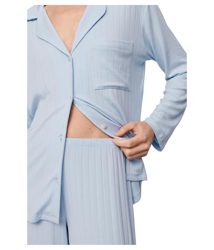 Eberjey Women's GISELE RIB - THE LONG PJ SET4