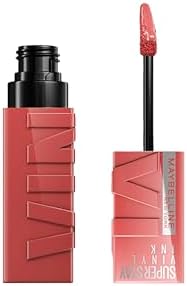 Maybelline NY SuperStay Vinyl Ink Batom Líquido, Longa Duração, A...