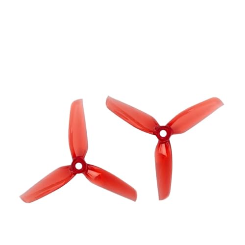 Image of 2 Pairs, Compatible For Gemfan, WinDancer 4032 3-Blade PC Propeller, 4x3.2, 5mm Mount, CW CCW, For 1406-2205 Motors, Freestyle Racing(2 Pairs Red)