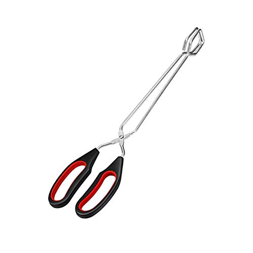 Jroyseter Barbacoa Tijera Pinzas con Alargado Clip Principal de la manija cómoda Barbacoa asa a la Parrilla Pinzas de Carne de Pollo Pan de Pescado Que Cocina Pinzas (12.99
