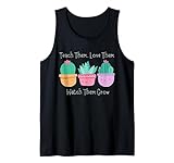 Photo Gallery t-shirt floreale per insegnanti teach them love them watch them grow canotta Photo Gallery t-shirt floreale per insegnanti teach them love them watch them grow canotta