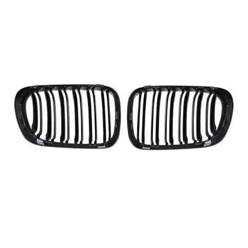 Grille avant pour BMW Série 3 E46 look M noir brillant pour coupé et cabriolet 1998-2001