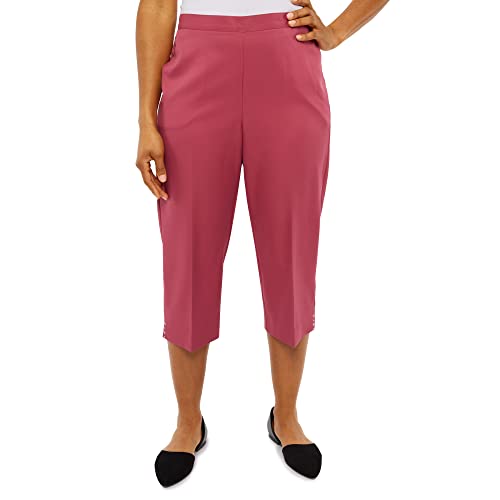 Alfred Dunner Women's Petite Enriched Classic Capri Pant