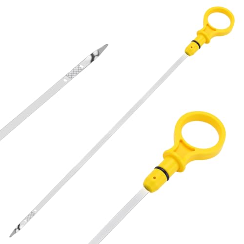 Image of BR3Z-6750-A Oil Dipstick Indicator, Compatible with Ford F150 Mustang 2011-2014 Engine Oil Fluid Level Dip Stick Replace 918-606