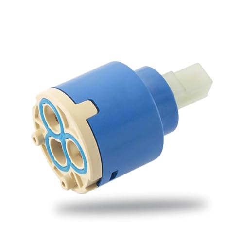 35mm Shower Cartridge Faucet Cartridge Replacement, Single Handle Valve Cartridge for Kitchen & Bathroom, Shower and Mixer Faucets, Durable Water Mixer Cartridge