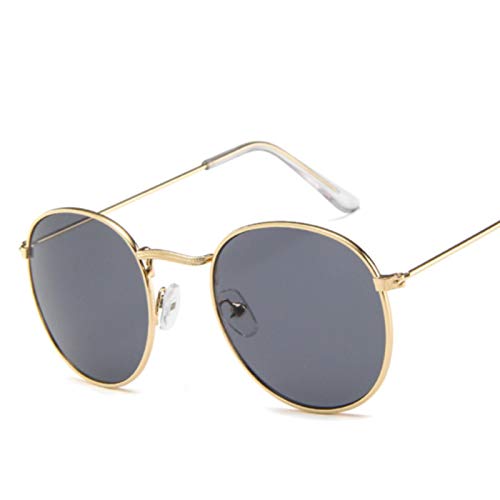 RHNTGD Sonnenbrille Herren Süße Sexy Retro Oval Sonnenbrille Frauen Kleines Gold Schwarz Vintage Retro Sonnenbrille Weibliche Rote Eyewear Für Frauen Fahrerbrillen Cover
