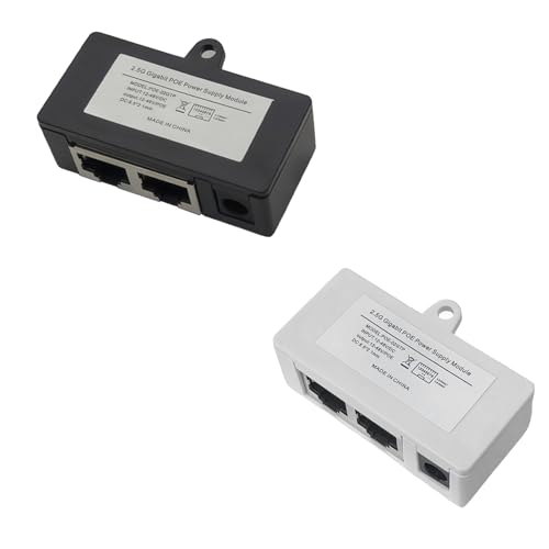 Módulo Power Over Ethernet con conector RJ45 para suministro de energía - Inyector para cámaras de vigilancia y puentes miniatura 4