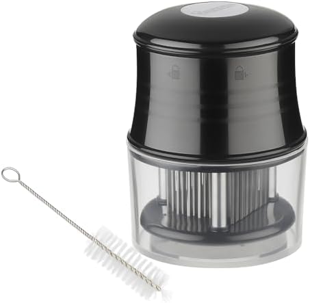Vidalia Professional Meat Tenderizer, Stainless Steel Blades, Safety Lock, Clear Base