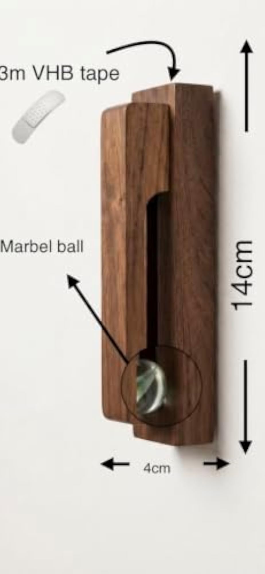 Wooden Towel Holder, Elegant Bathroom Accessory