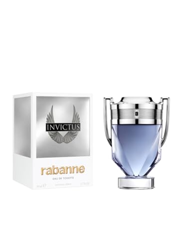 Image of Rabanne Invictus Eau de Toilette - Long Lasting Woody Aquatic Cologne for Men with Marine, Grapefruit & Guaiac Wood - Trophy Bottle French Fragrance Spray from Paris