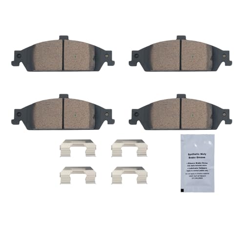 Image of HUSCH D727 Front Ceramic Brake Pads Kit Fit For Chevrolet Classic 2004-2005, For Malibu 1997-2003, For Oldsmobile Alero 1999-2004, For Cutlass 1997-1999, For Pontiac Grand Am 1999-2005