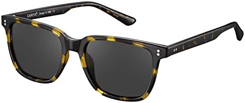Carfia Retro Polarised Sunglasses for Women UV400 Protection Driving Outdoor Acetate Frame