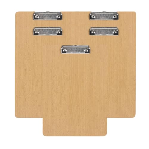 Tableau de dossier d'écriture dur A4 en bois pour organiser vos grands volumes de feuilles
