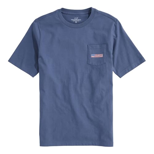 vineyard vines Boys' Classic USA Logo Box Short-Sleeve Pocket Tee2