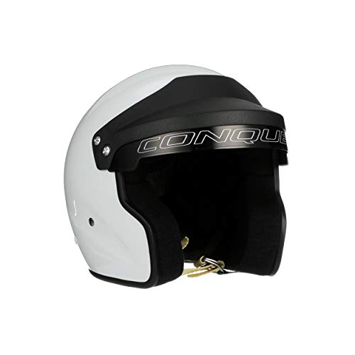 Conquer Snell SA2015 Approved Open Face Racing Helmet