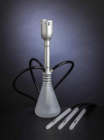 Unity Frost Hookah - Shisha (3 Tubos), Color Plateado