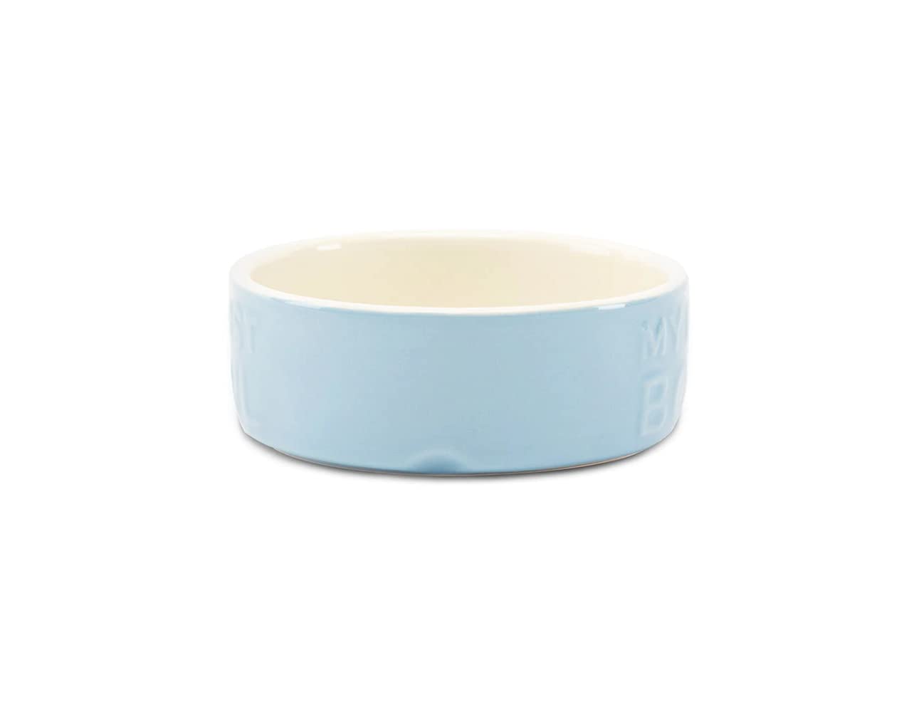 Scruffs My First Bowl Small Stoneware Pet Food Bowl 13 cm x 13 cm x 5 cm Blue