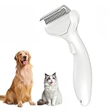 OYCGYLCH Undercoat Rake for Dogs & Cats, Deshedding Brush for Long haired Pets,Dog Brush for Shedding with Release Button,Best Cat Undercoat Brush&Deshedding Tool for Grooming