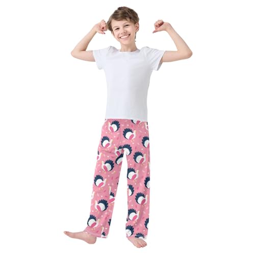ZZXXB Lovely Turkey Boys Long Pants Soft Trousers Elastic Waist Kids Lounge Bottoms with Pockets S-XL2