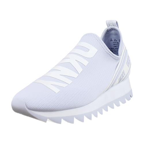 Image of DKNY Women's Abbi Knit Slip on Sneaker with Logo