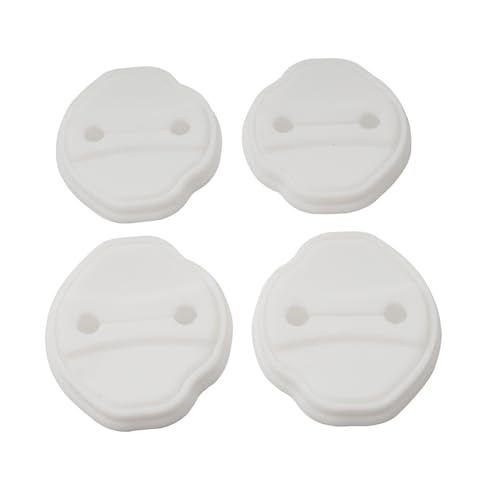 Cnswee6 4 Pcs Car Door Lock Door Entry Guard Protective Cover White Silicone for BMW X1 U11 U12 2022-2024 Left & Right Hand