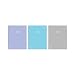 N college notebook Grey,Mint,Purple (3 books) for use with Neopen N2 Smartpen or Neopen M1 Smartpen ...
