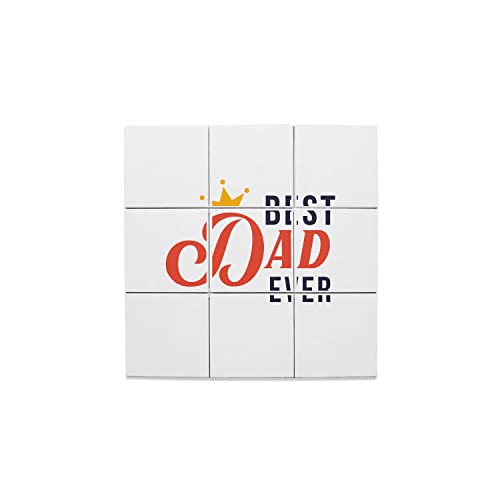 Carreaux céramique Best Dad pour personnaliser le bureau ou le salon de papa