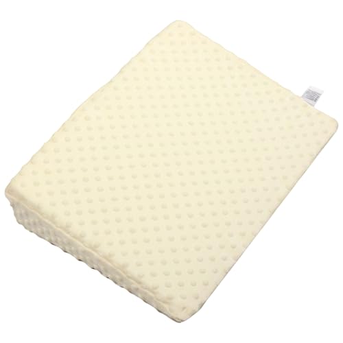 Oreiller pour Enfant cale de Berceau inclinée à 30 ° pour Le Reflux de bébé cale Couchage latérale Amovible et Lavable pour bébé - Jaune Clair Berceau...