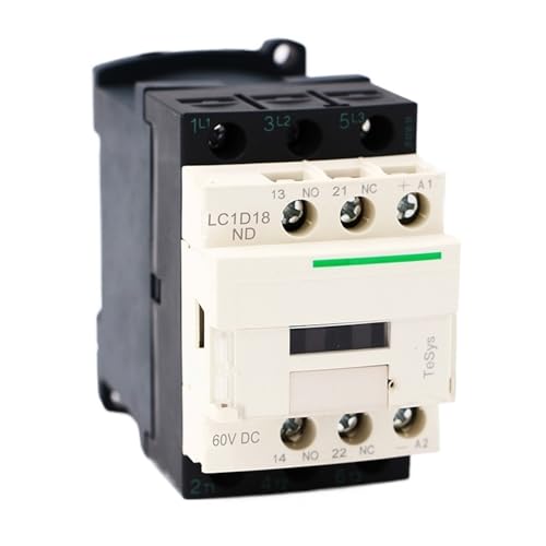 Contacteur LC1D18ND 18A pour stopper les pannes de tableaux 60V