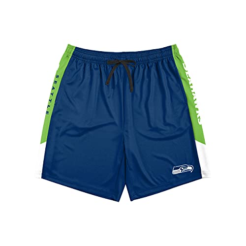 Image of FOCO NFL Mens NFL Team Logo Side Stripe Training Shorts