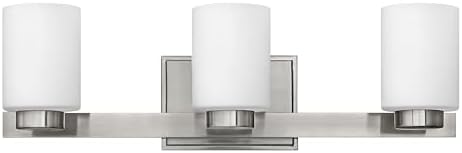 Hinkley Miley Contemporary Modern Three Light 180W G9 Bathroom Vanity Fixture, Brushed Nickel