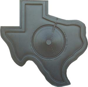 Henta Texas Shape Landscape Edging Ring (Black, Set of 2, 38" x 42")