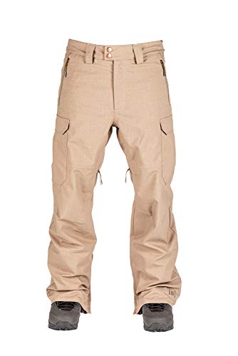 L1 Brigade Pnt´21 - Pantalones de Nieve para Hombre, Hombre, Pantalones para Nieve, 1211-873730-3003, Beige, 48 S