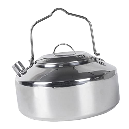 ABOOFAN Camping Water Kettle Stainless Kettle for Outdoor Activities Tea Pot for Hiking