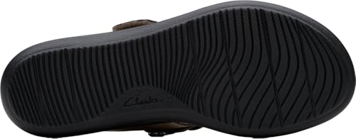 Clarks Clarks - Womens Laurieann Palm Sandals, Color Taupe Meta, Size: 6 W US