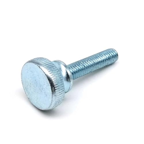 yaoqijie 1/2/5pcs M3 M4 M5 M6 DIN464 GB834 Knurl High Step Head Hand Tighten Thumb Screw Curtain Wall Glass Lock Thumbscrew Adju