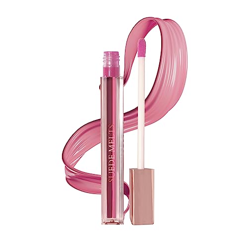 Image of Bergamot Beaute Matte Liquid Lipstick Suede Melts Non Transfer, Waterproof, Kiss Proof Long Lasting Upto 8 + Hours For Women 2.1ml (Blush Nude)