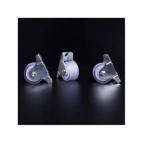 Double roulement roulette chariot plat pliable avec visserie complète lot de 4